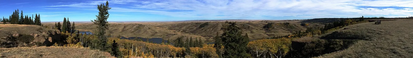 Cypress Hills Saskatchewan Fort Walsh Lakes and Dark Skies