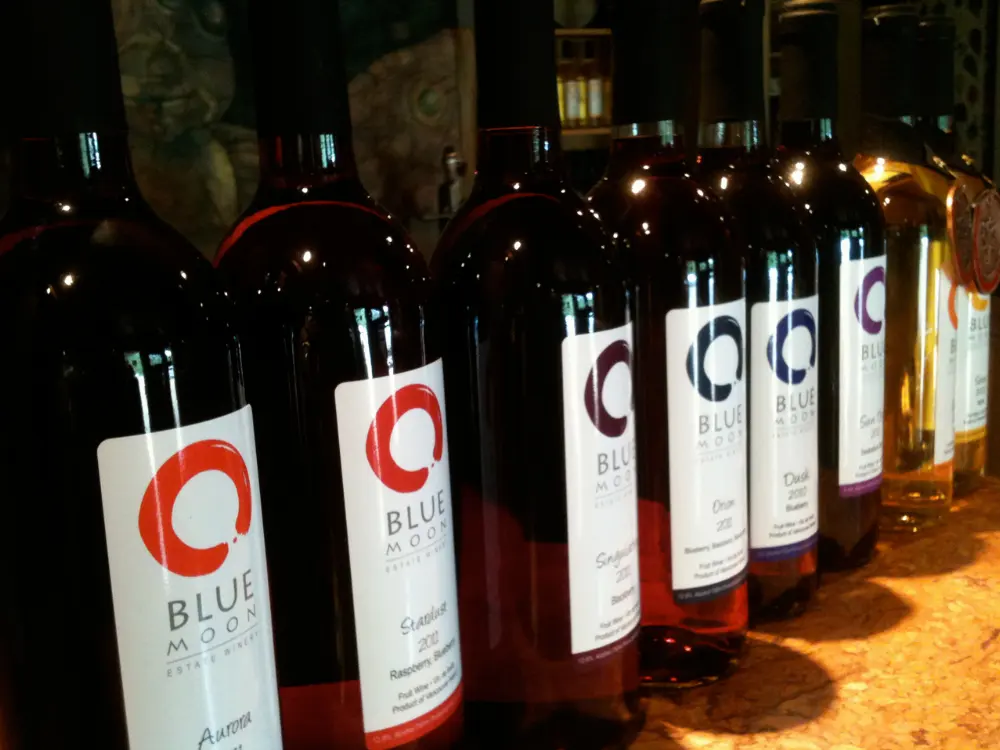 Saskatoon berry wine in Cypress Hills Interprovincial Park, Saskatchewan
