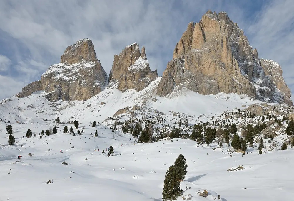 Sella Pass, Dolomites, Italy