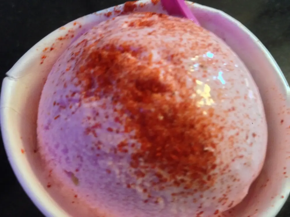 Exotic ice cream in Dolores Hidalgo, Guanajuato