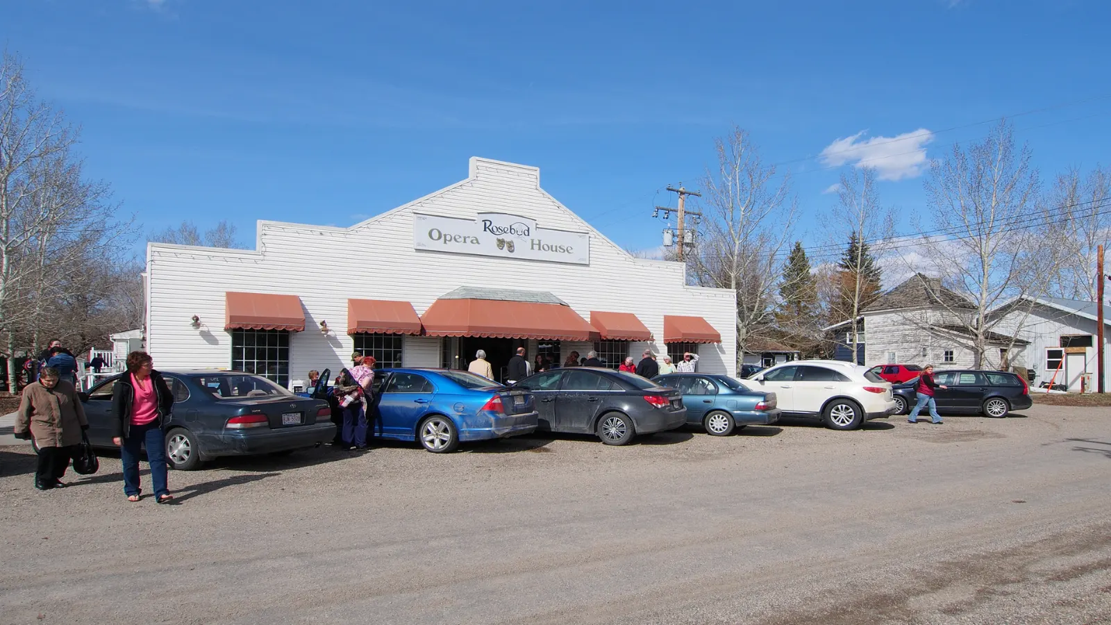 Heritage buildings in the village of Rosebud, Alberta, Drumheller, Alberta