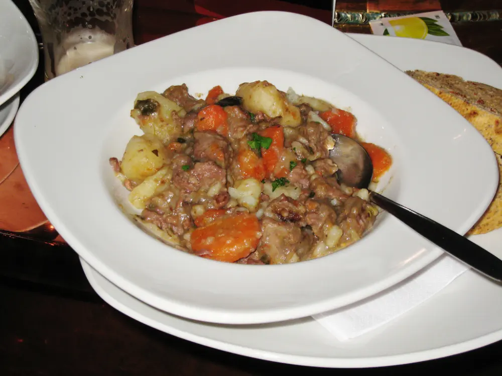 Irish stew in Dublin, Ireland
