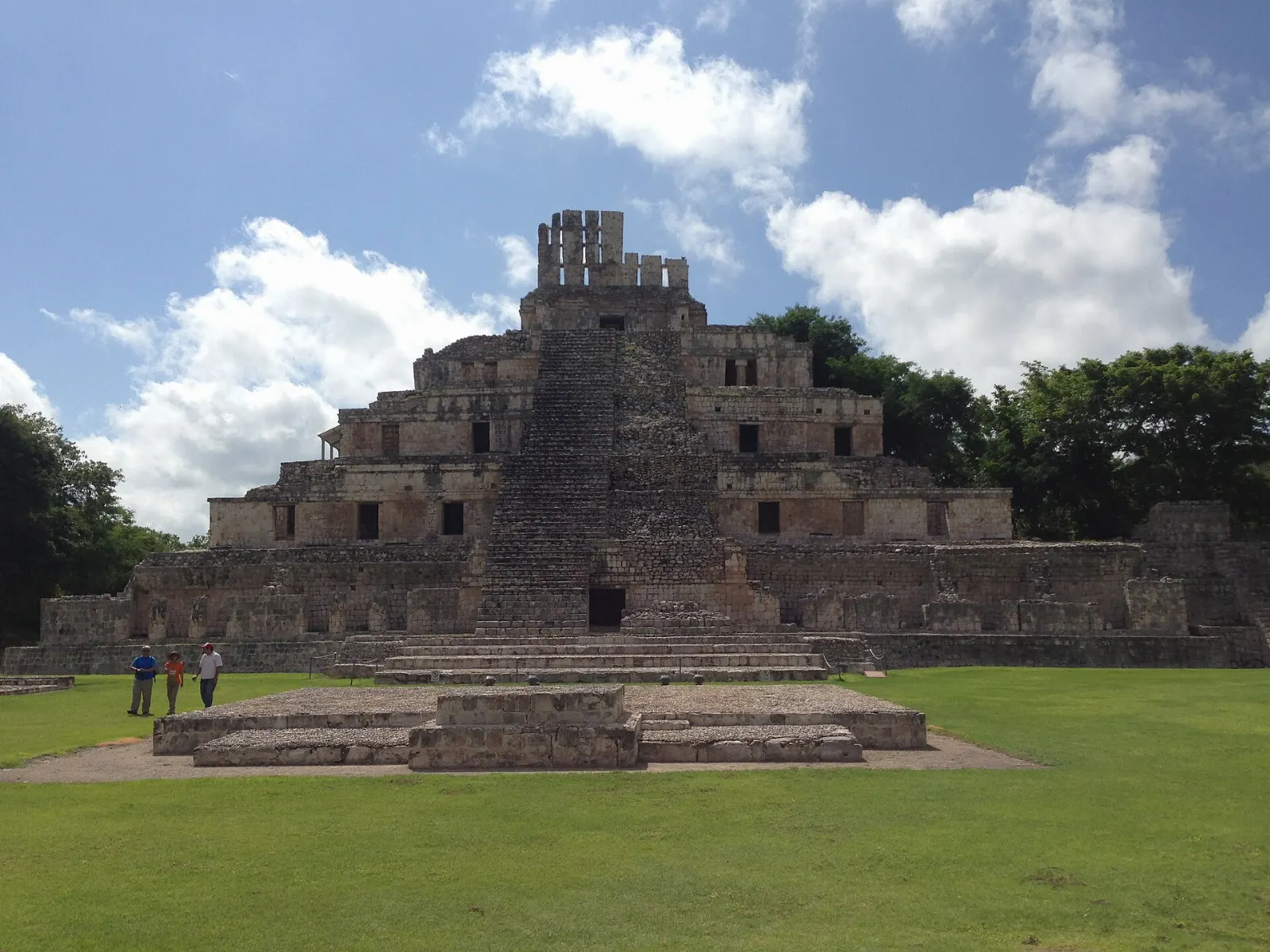 Edzna Mexico Maya Canals and Stepped Temples