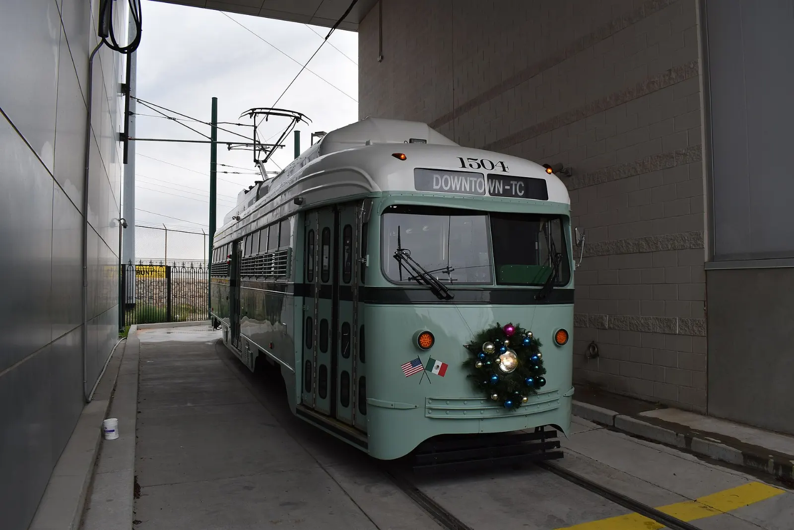 Vintage El Paso streetcar, Texas