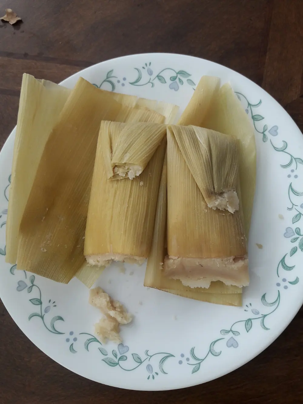 Tamales in El Tajín, Veracruz