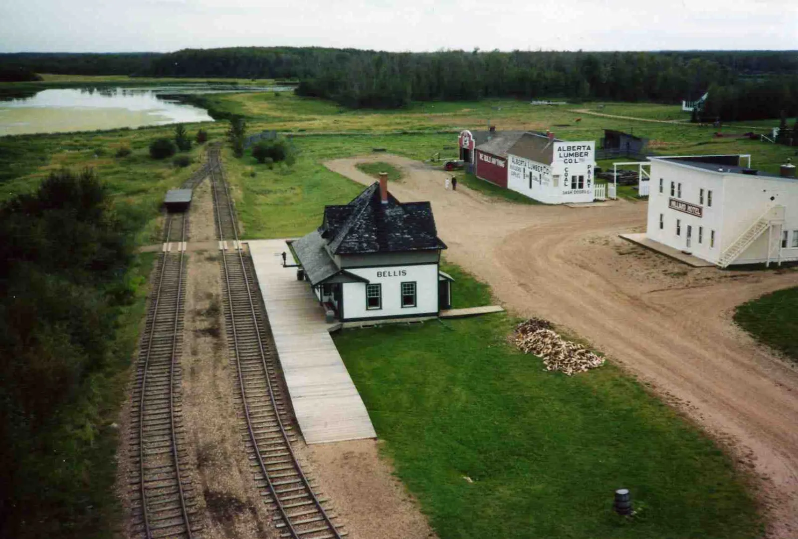 Historic wooden church at the Ukrainian Cultural Heritage Village in Alberta, Elk Island National Park, Alberta