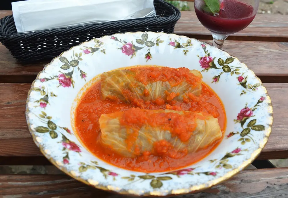 Cabbage rolls in Elk Island National Park, Alberta