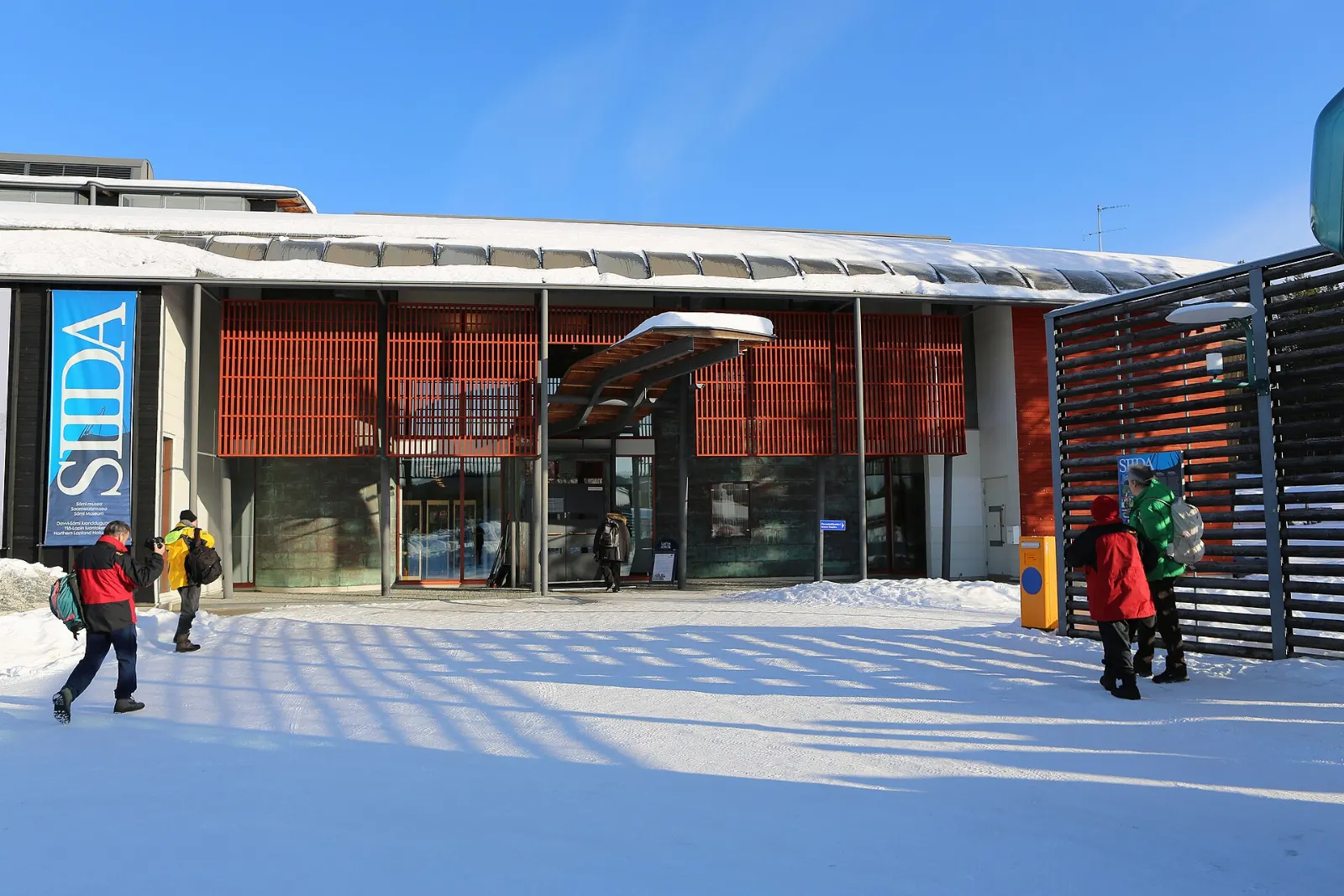 Siida and Inari village, Finnish Lapland, Finland