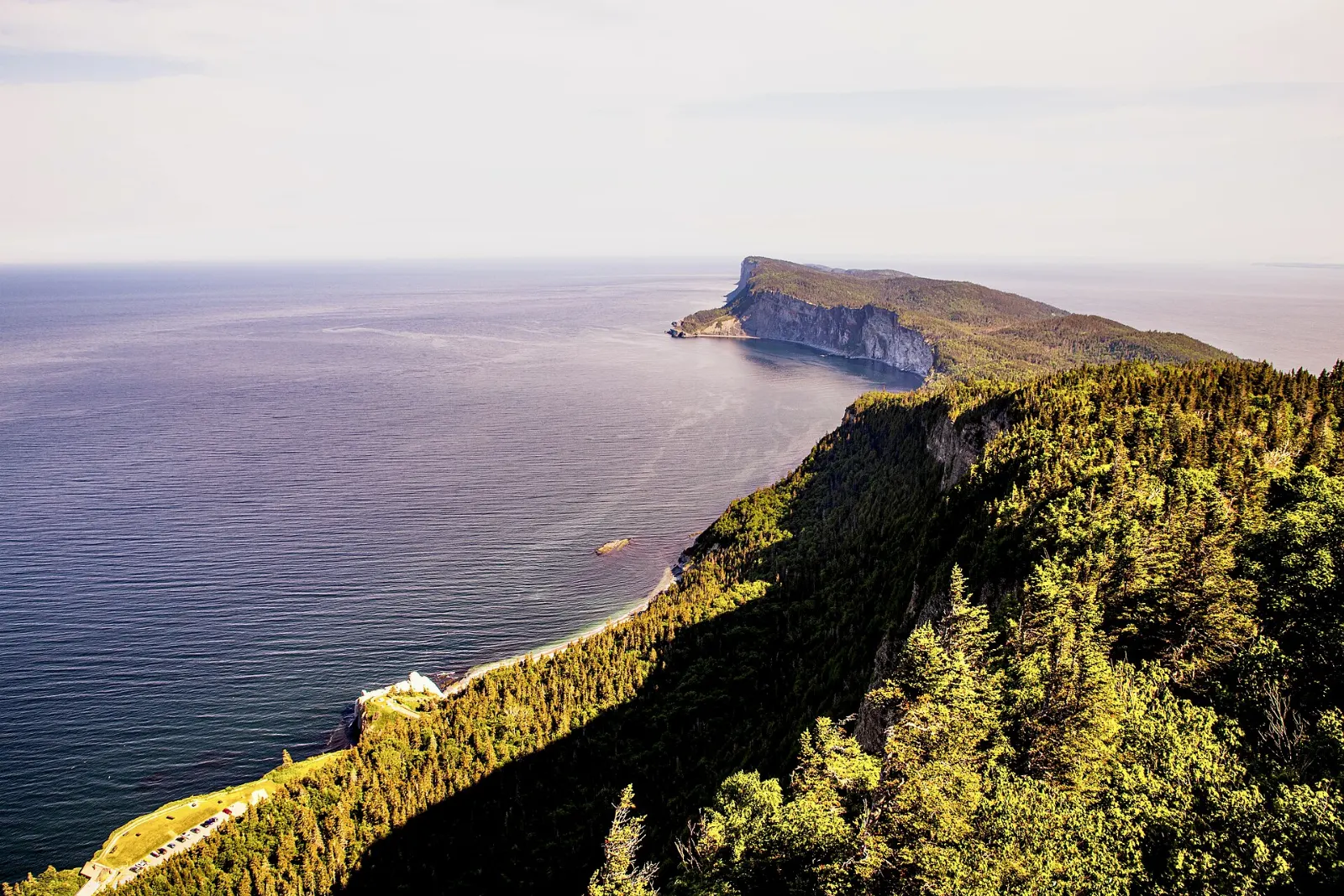 Observation tower at the summit of Mont-Saint-Alban in Forillon National Park, Quebec