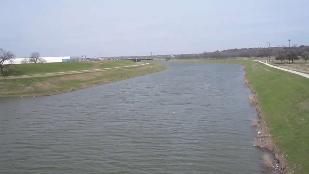 Trinity River trail in Fort Worth, Texas