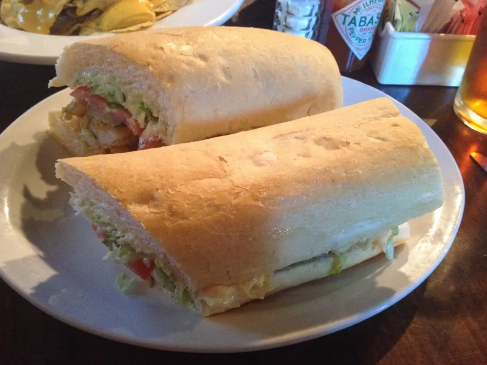 Po boy in Galveston, Texas