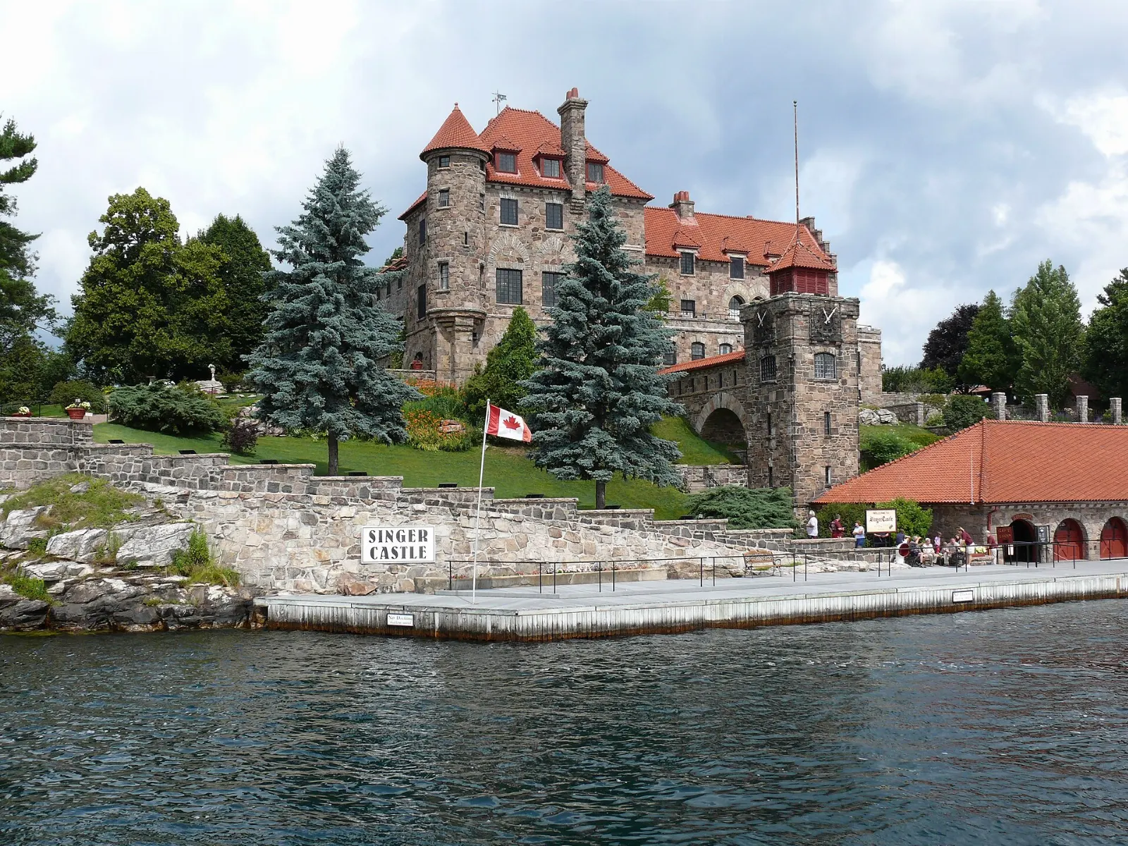 Singer Castle on Dark Island in the Thousand Islands, Gananoque, Ontario
