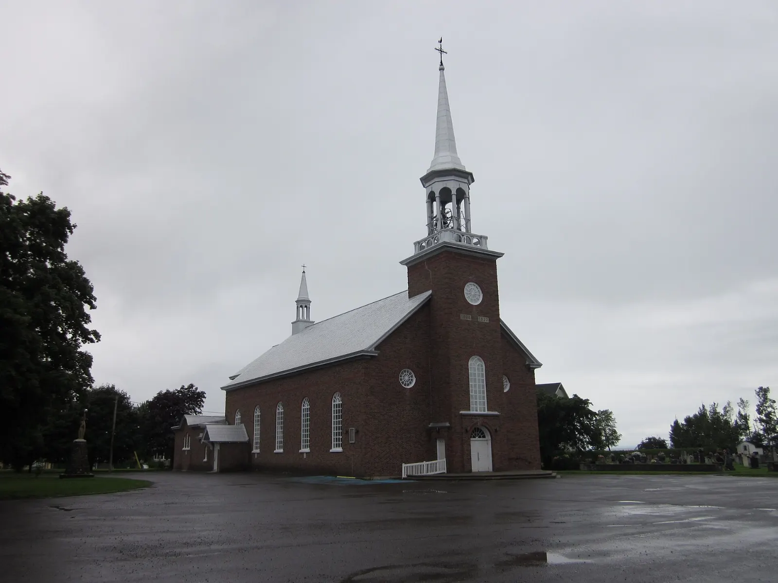 Historic buildings at the Gaspesian British Heritage Village in New Richmond, Gaspé Peninsula, Quebec