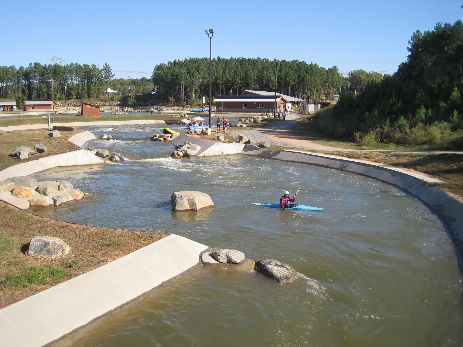 Rafting at the U.S. National Whitewater Center, Charlotte