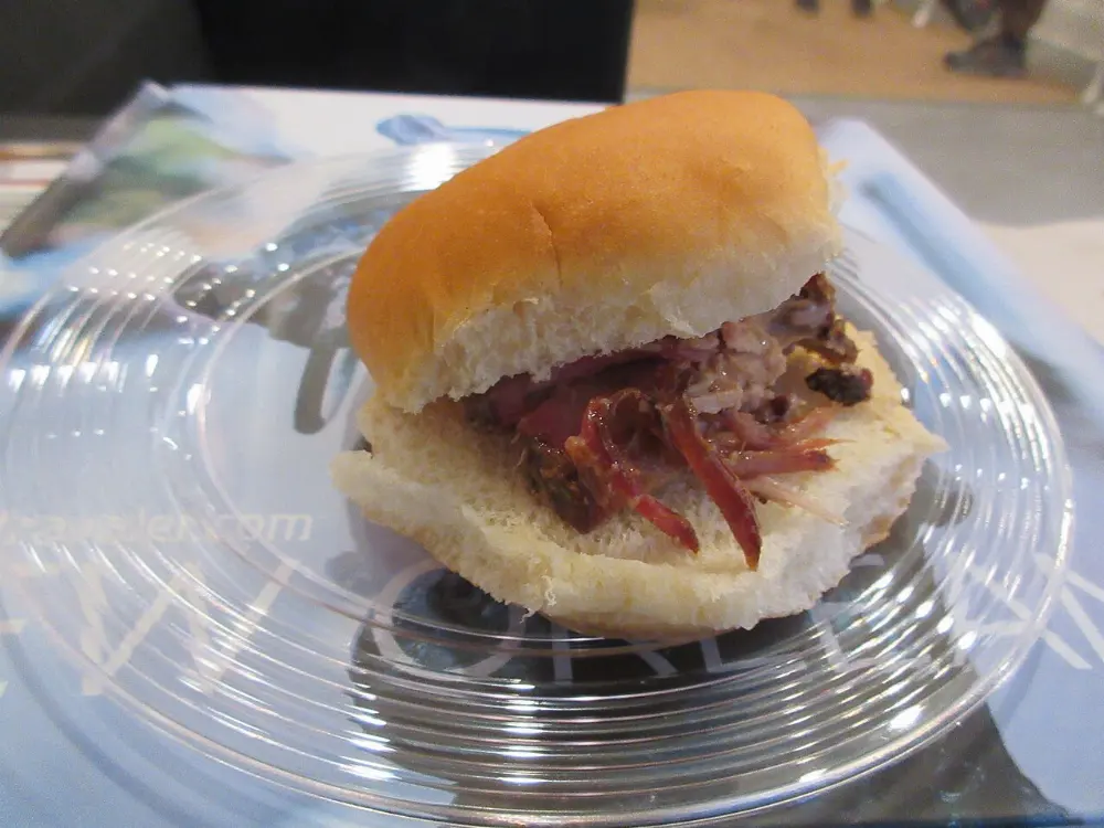 Pulled pork sandwich in Gastonia