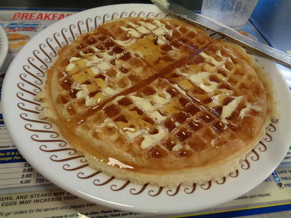 Waffles in Geirangerfjord, Norway