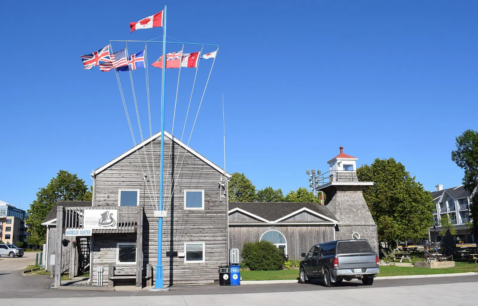 Lighthouse at Gimli Harbour, Manitoba