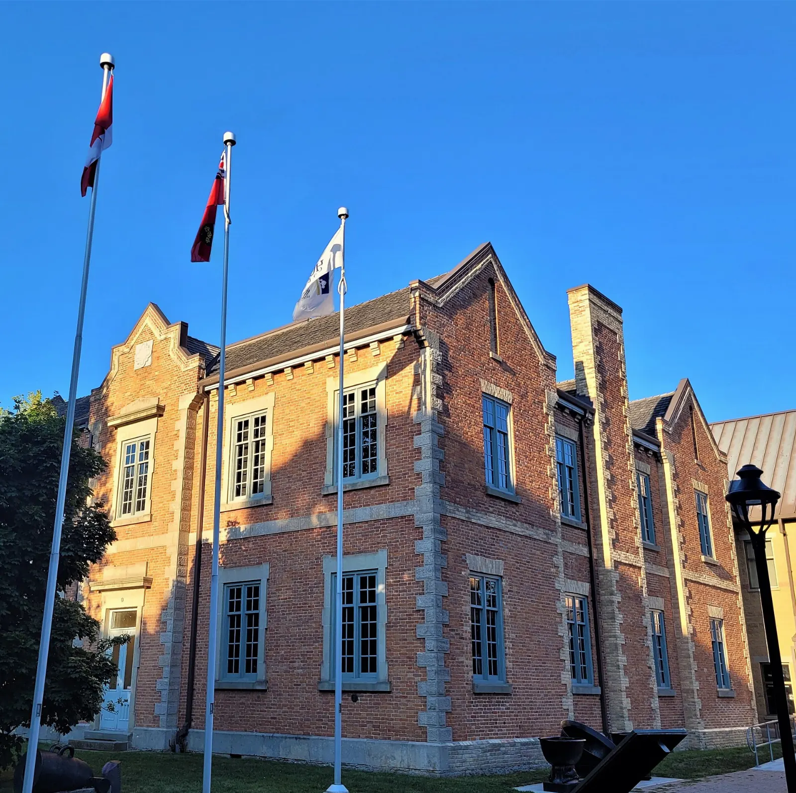 Exterior of the Huron County Museum in Goderich, Ontario