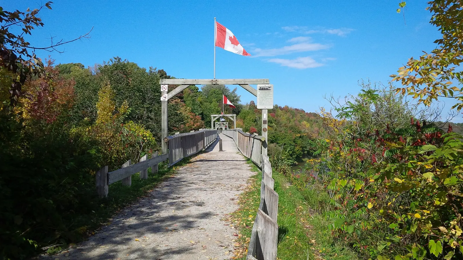 Menesetung Bridge over the Maitland River at Goderich, Ontario