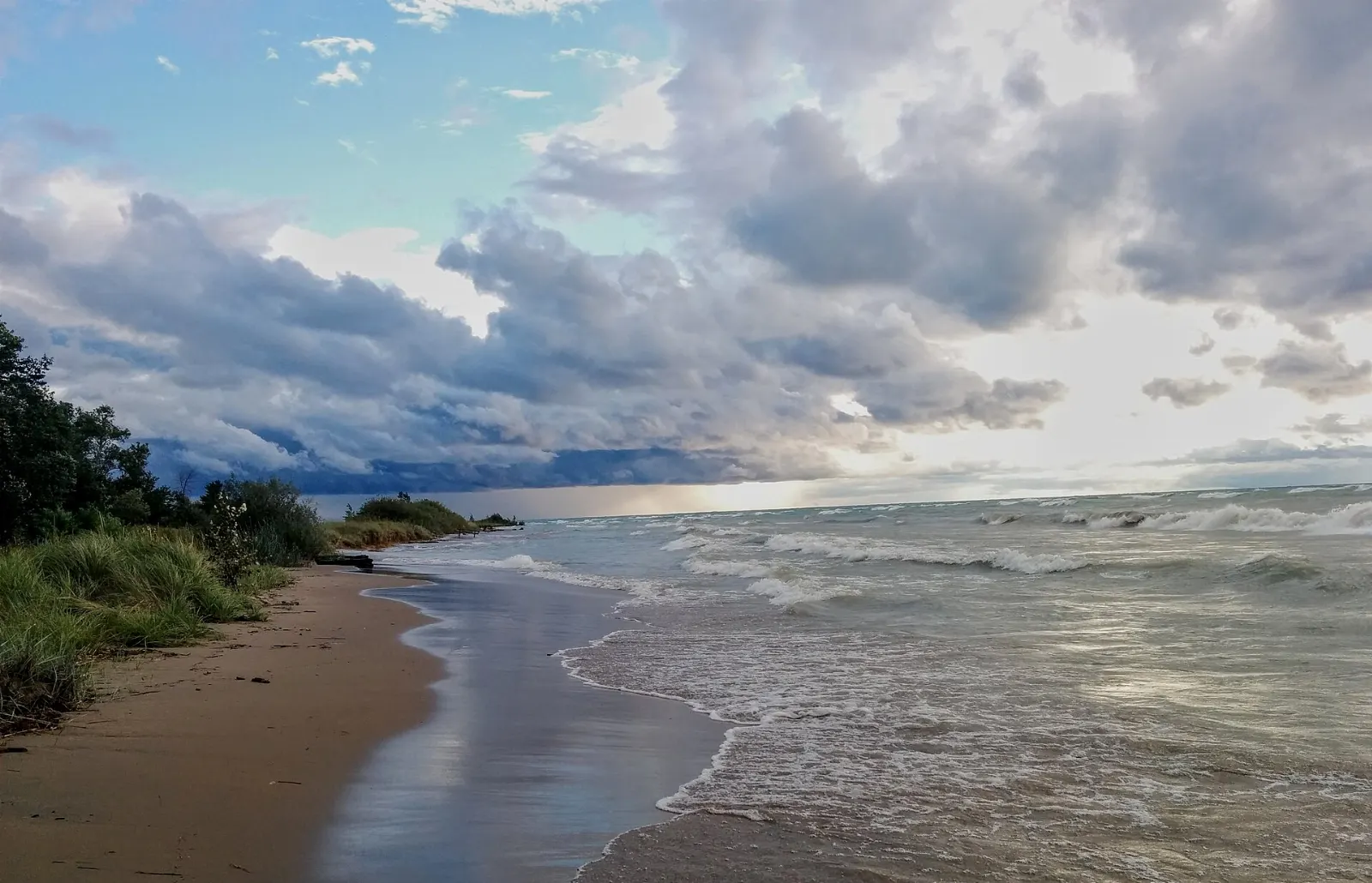 Sandy beach at Point Farms Provincial Park, Goderich, Ontario