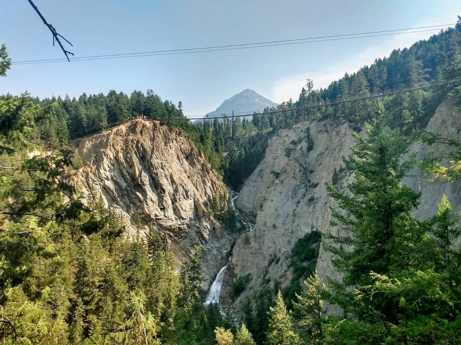 The suspension bridges at the Golden Skybridge, British Columbia