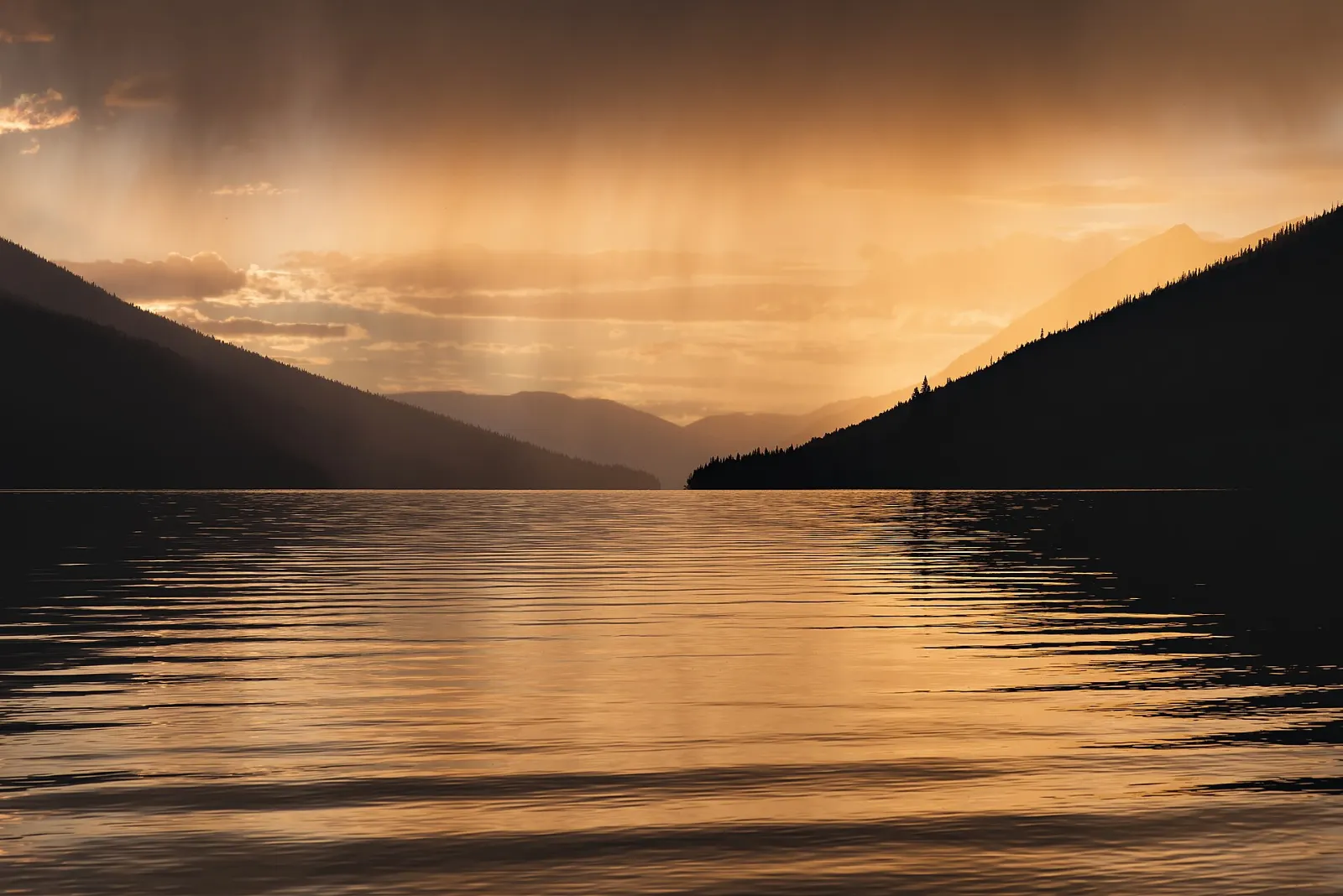 Cedar Lake near Golden, British Columbia