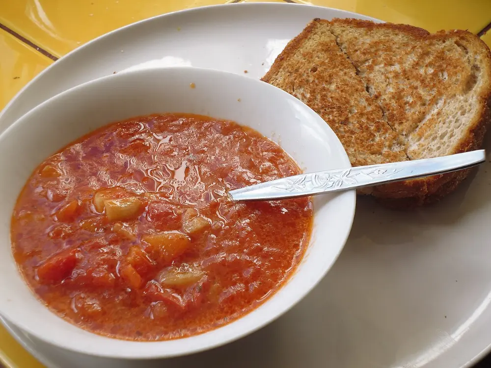 Tomato soup in Golden Circle, Iceland