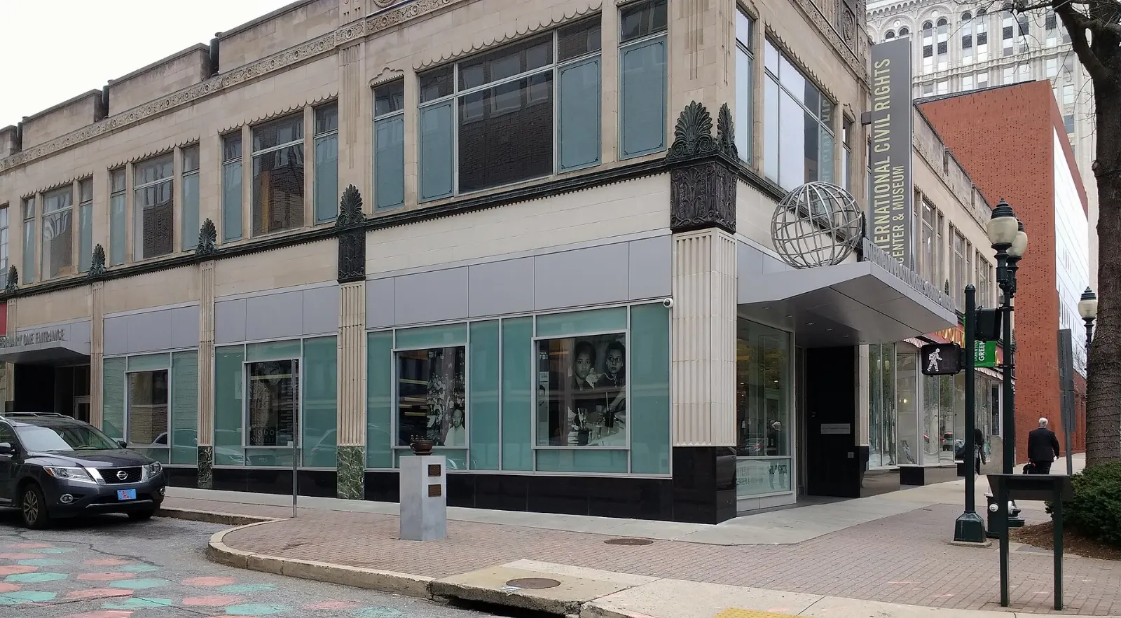 The International Civil Rights Center and Museum in the former Woolworth store, Greensboro