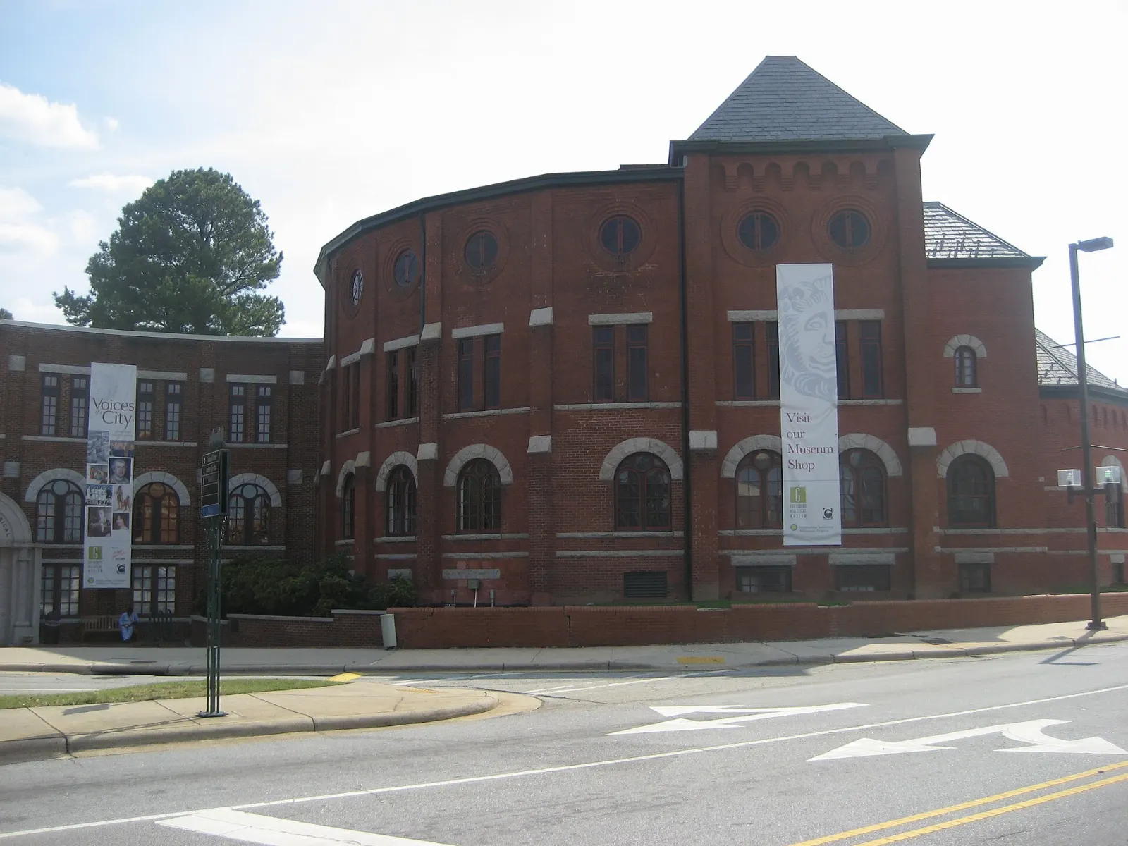 Greensboro History Museum in a former church, North Carolina