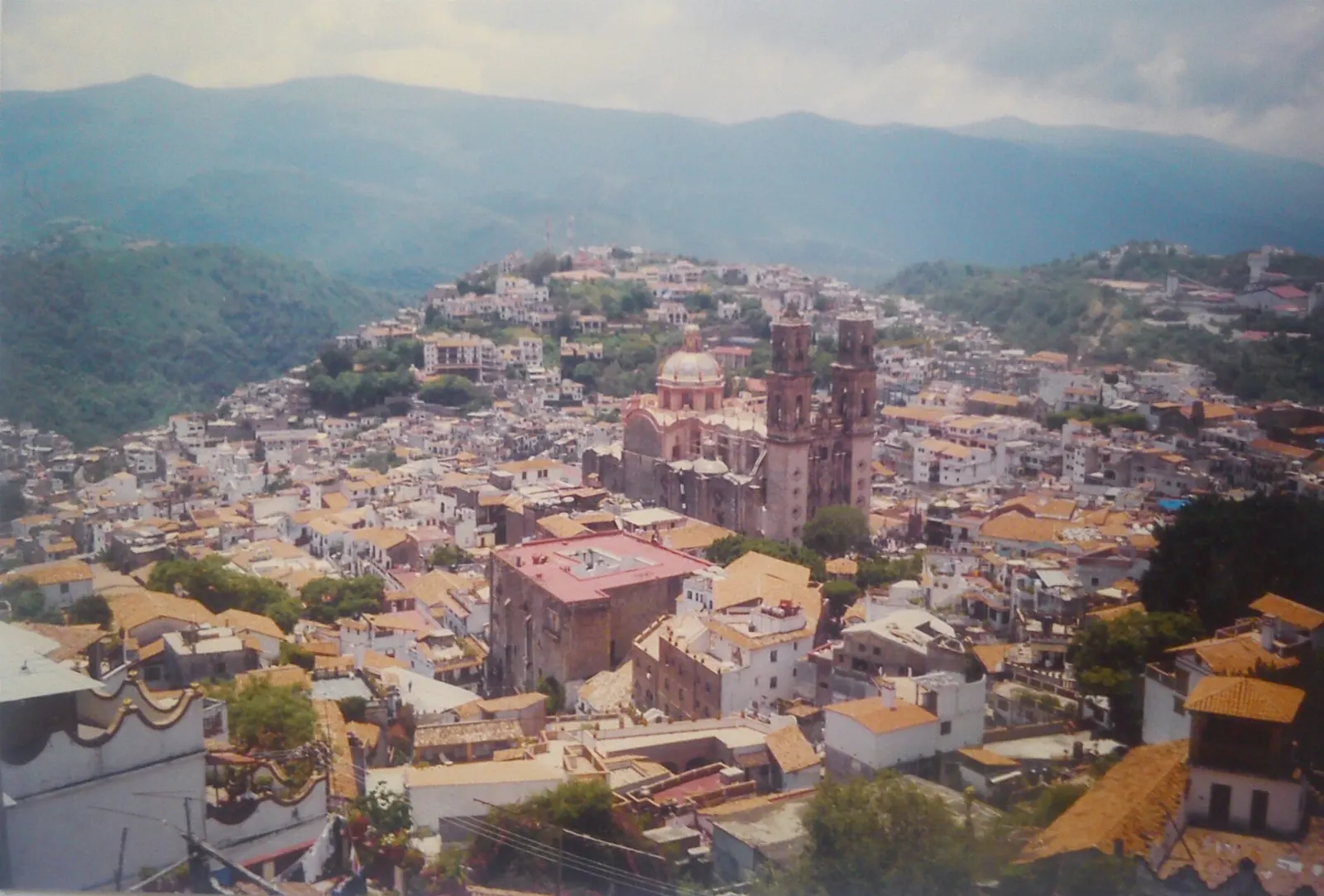 Baroque Santa Prisca church rising above Taxco, Grutas de Cacahuamilpa, Guerrero