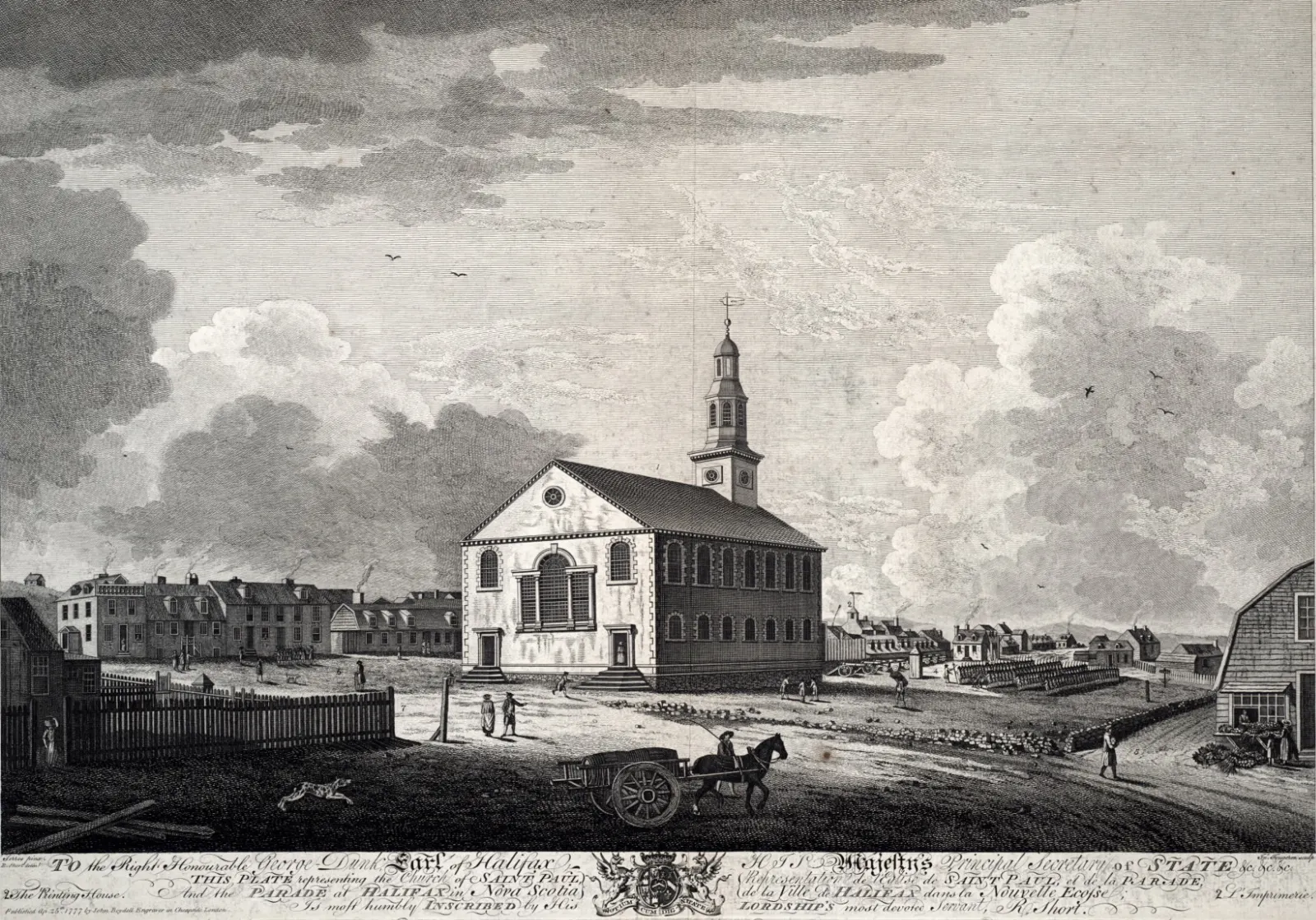 St. Paul's Church on the Grand Parade in Halifax, Nova Scotia