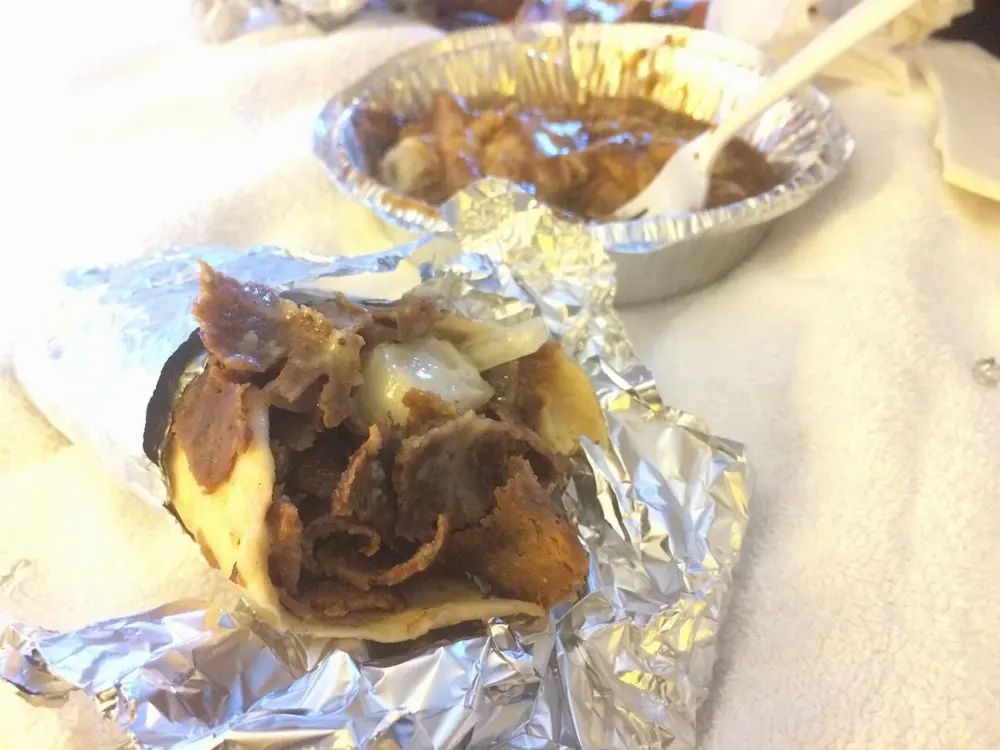 Halifax donair in Halifax, Nova Scotia