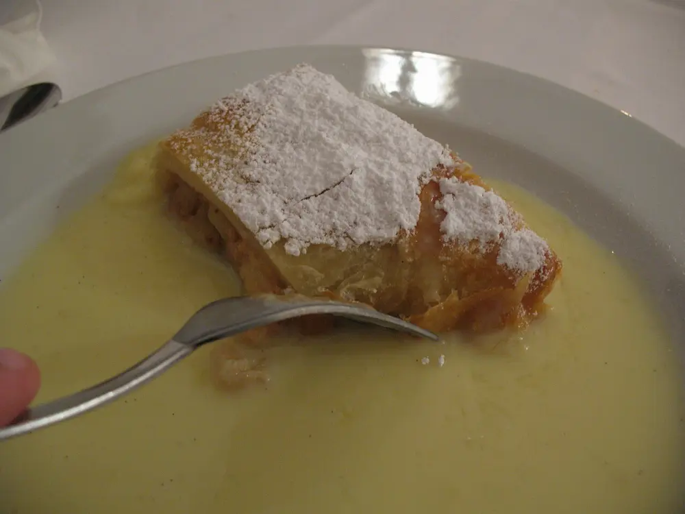 Strudel in Hallstatt, Austria