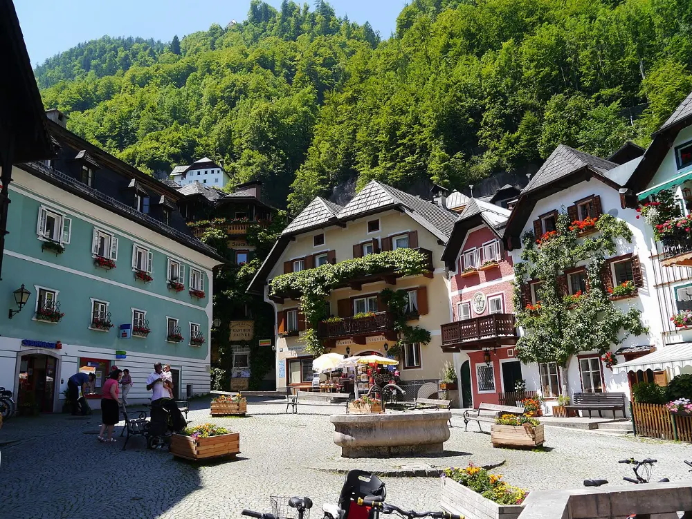 Hallstatt old town, Hallstatt, Austria