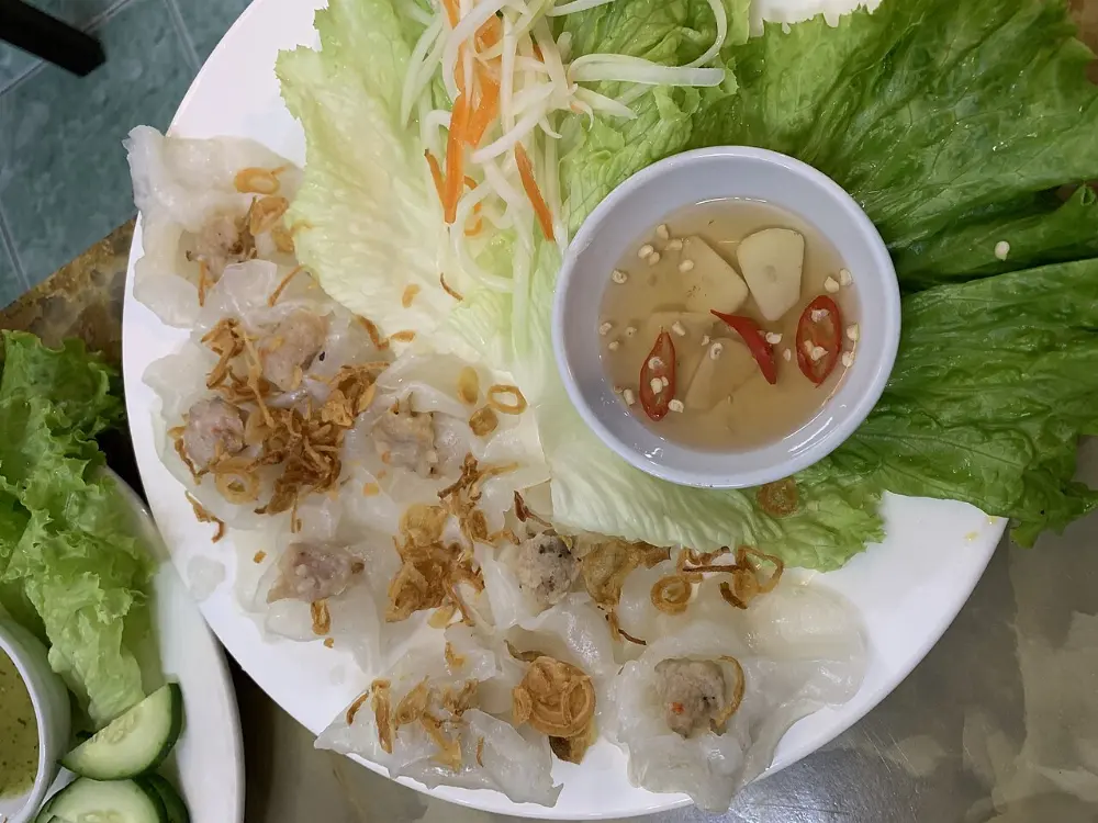 White rose dumplings in Hoi An, Vietnam