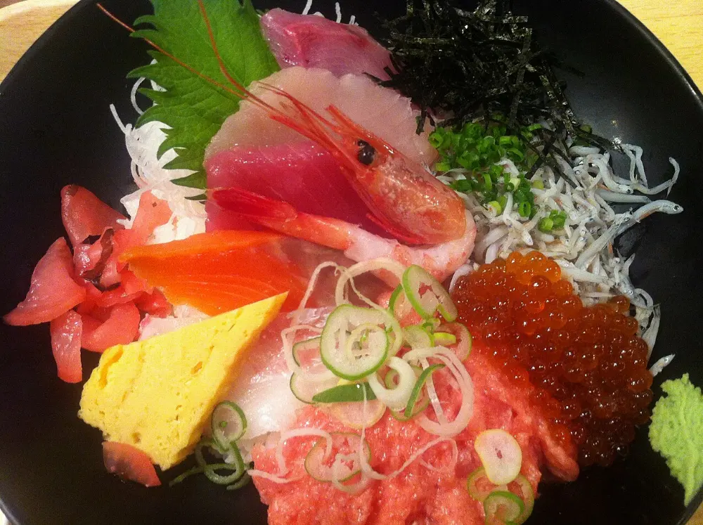 Kaisendon in Hokkaido, Japan