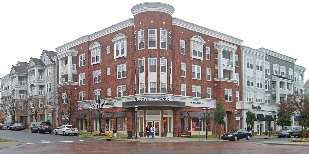 Birkdale Village shopping district, Huntersville, North Carolina