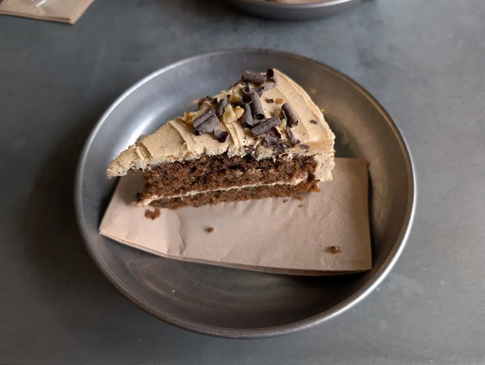 Walnut cake in Hunza Valley, Pakistan