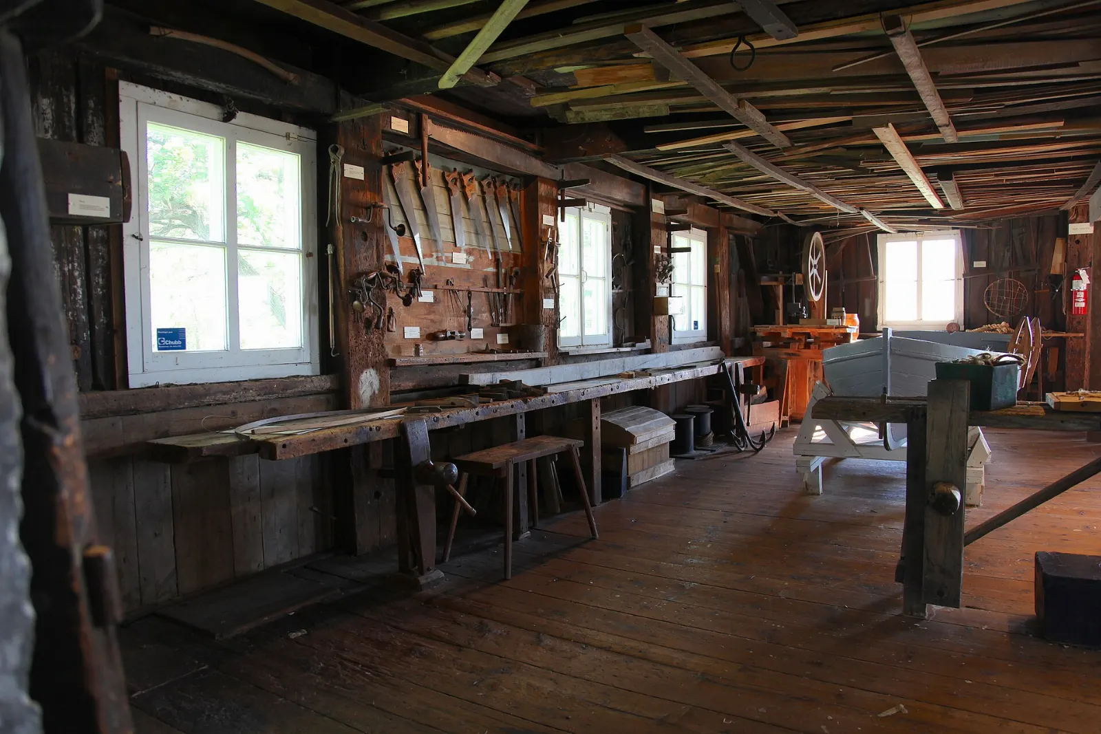 Historic shipyard at Saint-Laurent on Île d'Orléans, Quebec