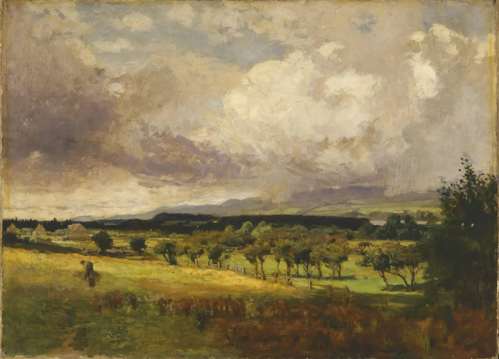Rural landscape at Saint-François on Île d'Orléans, Quebec