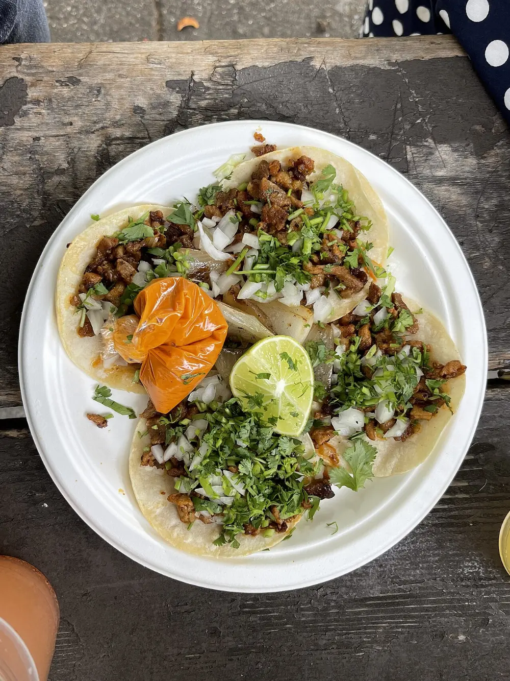 Street tacos in Isla Mujeres, Quintana Roo