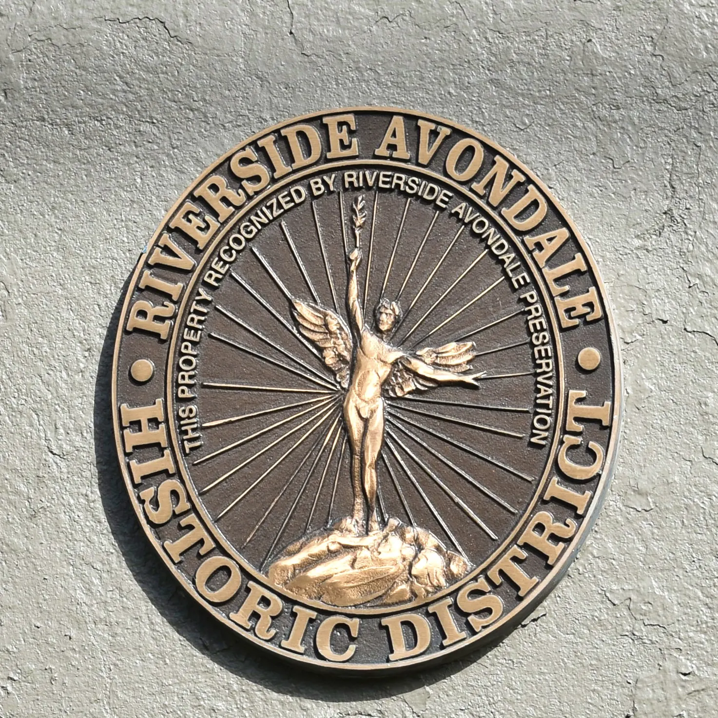 Historic street in Riverside, Jacksonville, Florida