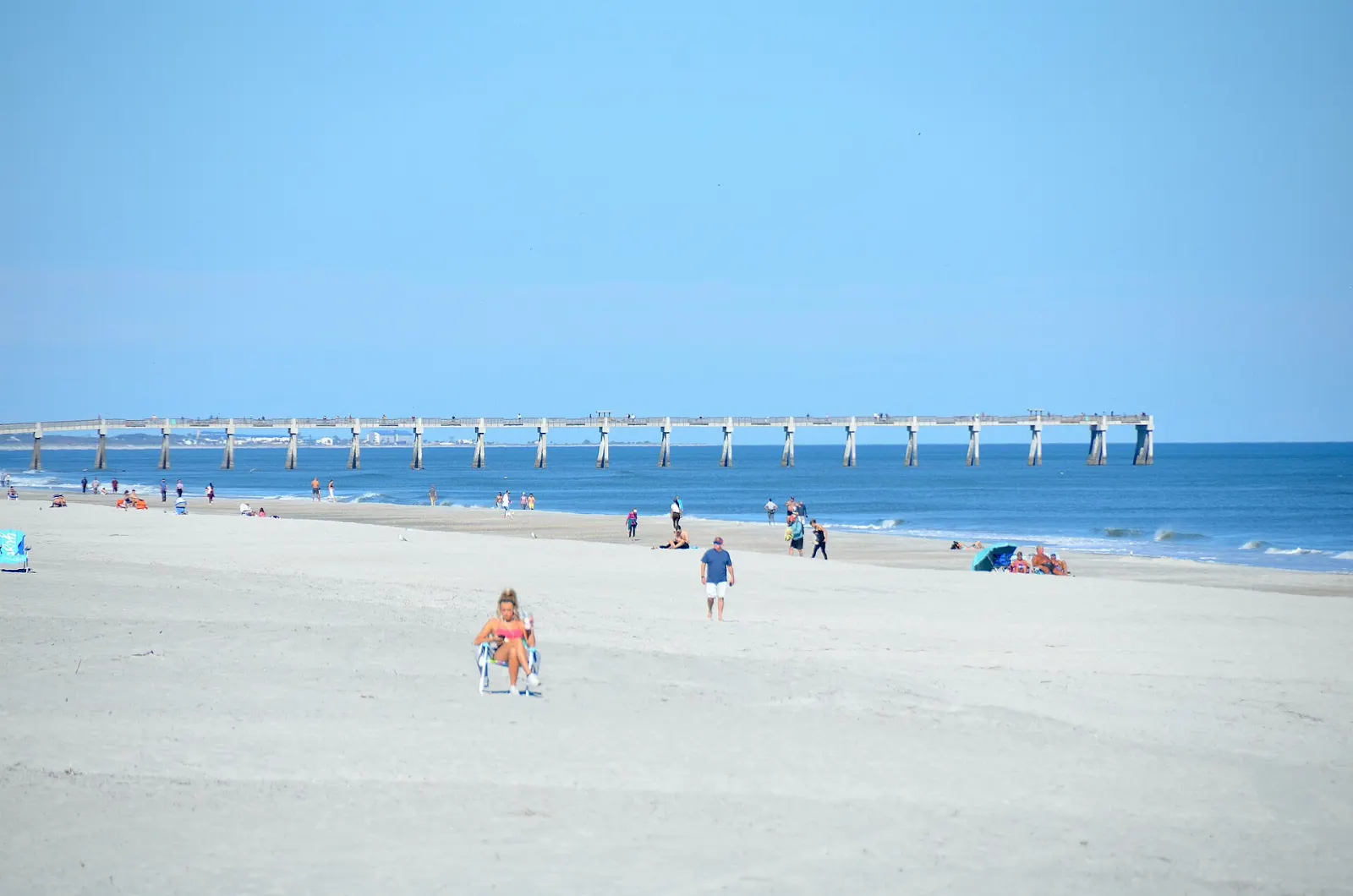 Jacksonville Beach and pier, Florida