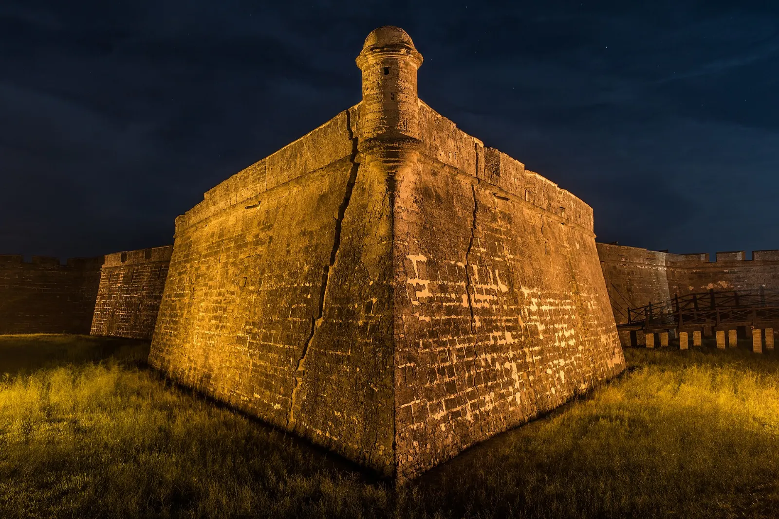 Castillo de San Marcos in St. Augustine, Jacksonville, Florida