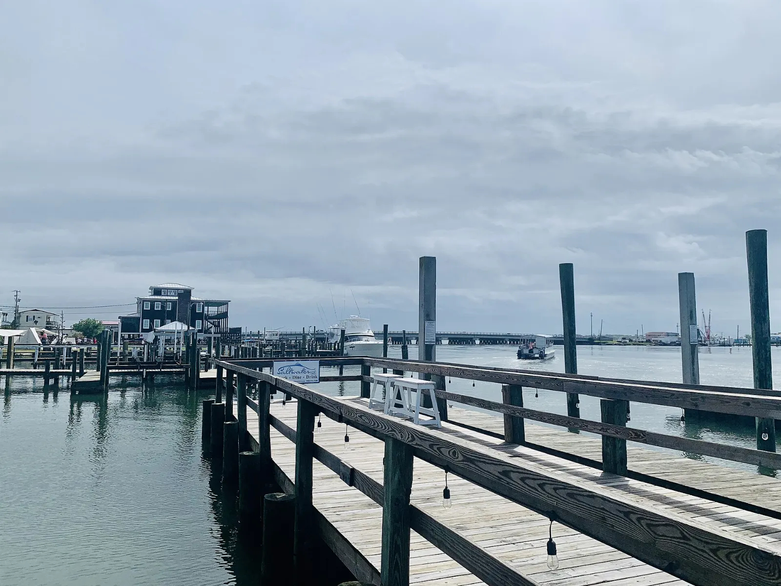 Waterfront in historic Swansboro, North Carolina
