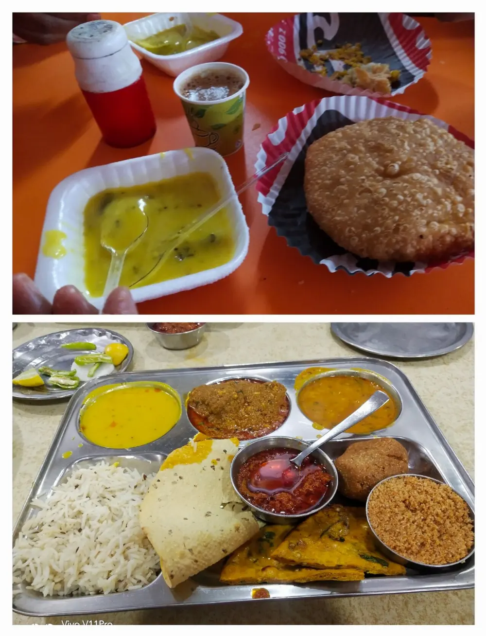 Dal baati churma in Jaipur, India