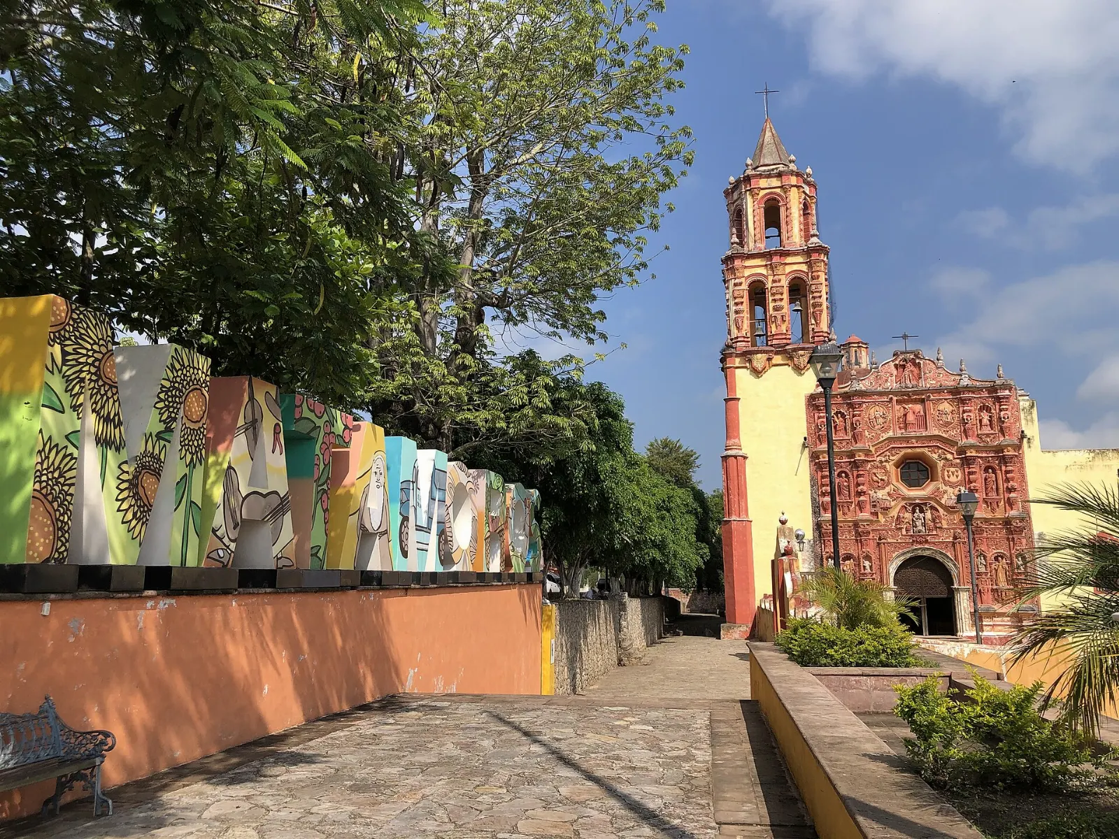 Mission church of Landa de Matamoros in the Sierra Gorda, Jalpan de Serra, Querétaro