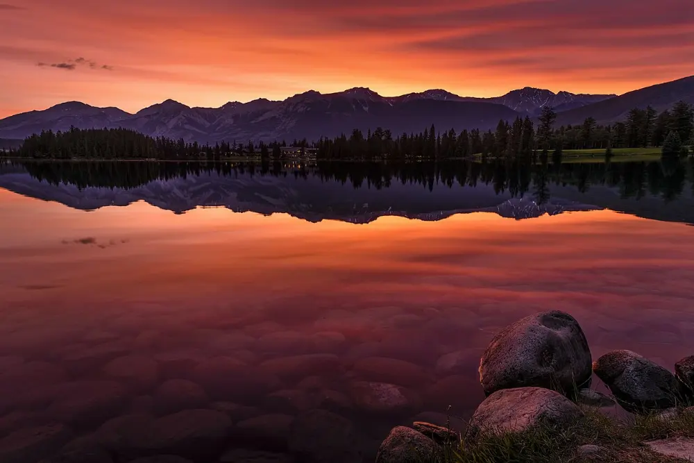 Lac Beauvert, Jasper National Park, Alberta