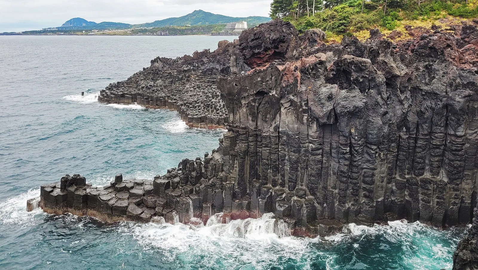 Jusangjeolli Cliff, Jeju Island, South Korea