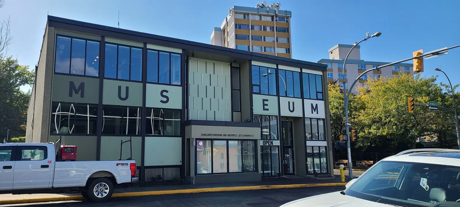 The Kamloops Museum and Archives building on Seymour Street, British Columbia